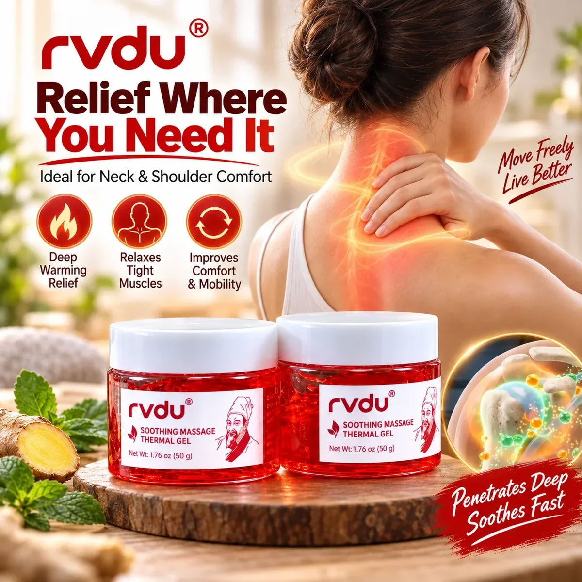 WoodWarm Joint Pain Relief Gel