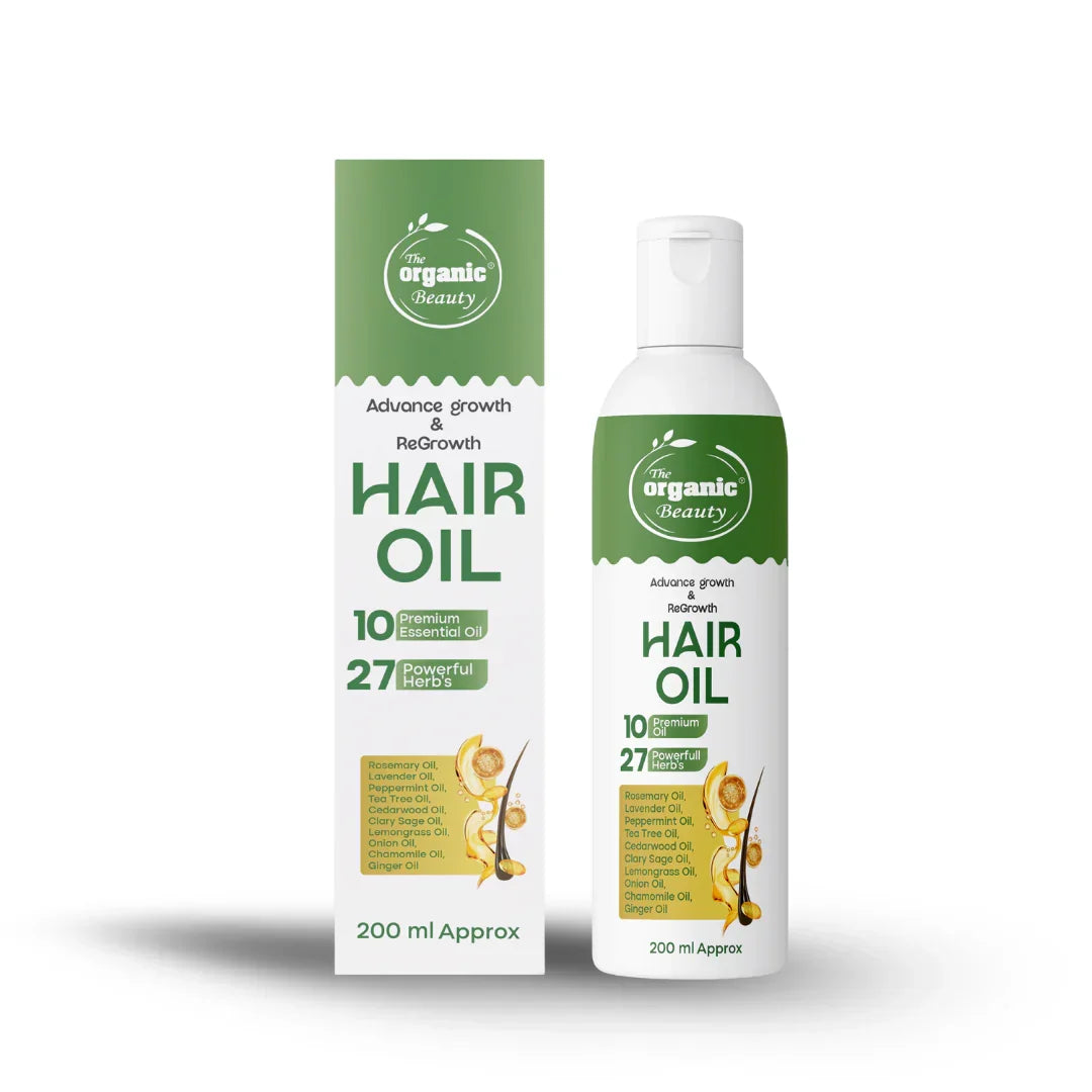 The Organic Beauty Advance Growth & Regrowth Hair Oil