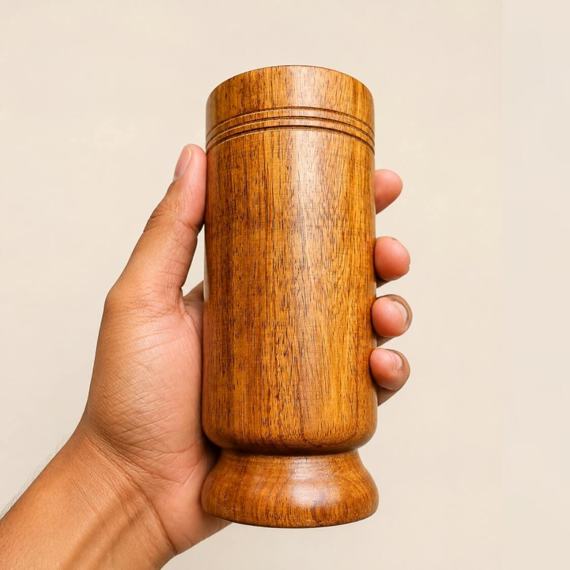 Vijaysar Wooden Glass — 100% Ayurvedic